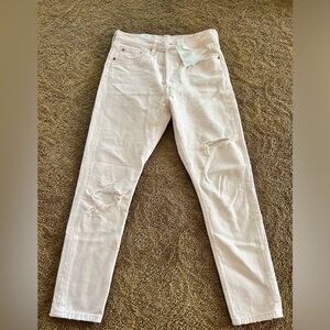 Levi’s Pink 501 Skinny Jeans